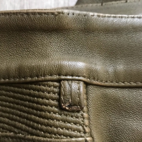 $4.1k+ Balmain Ribbed Leather Skinny Pants WOW! - Picture 5 of 7